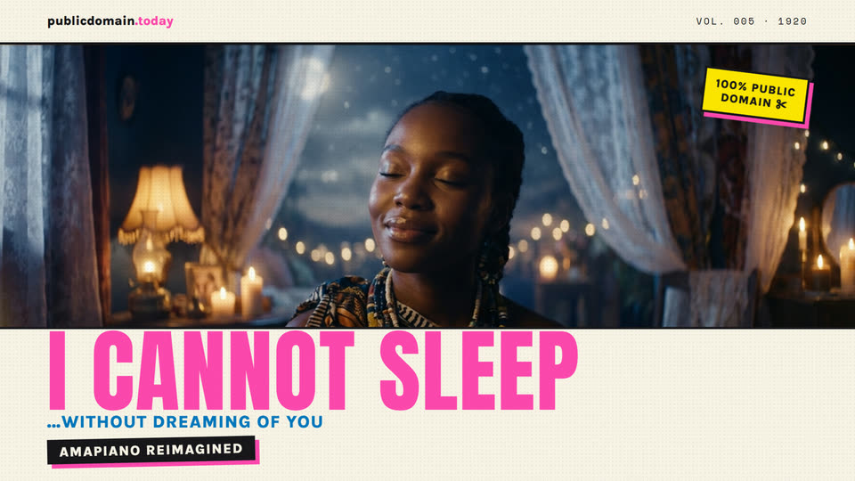 Video still from I Cannot Sleep Without Dreaming of You